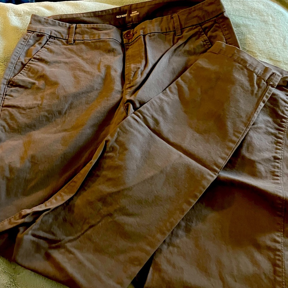 Old Navy Grey tall skinny dress pants.